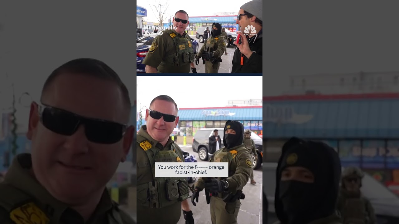 CBP confronted after questioning man at gas station