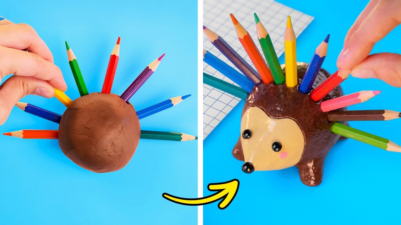 🌈 COLORFUL CLAY & PLASTICINE CRAFTS 🌟 Fun DIYs You Can Make at Home 😍