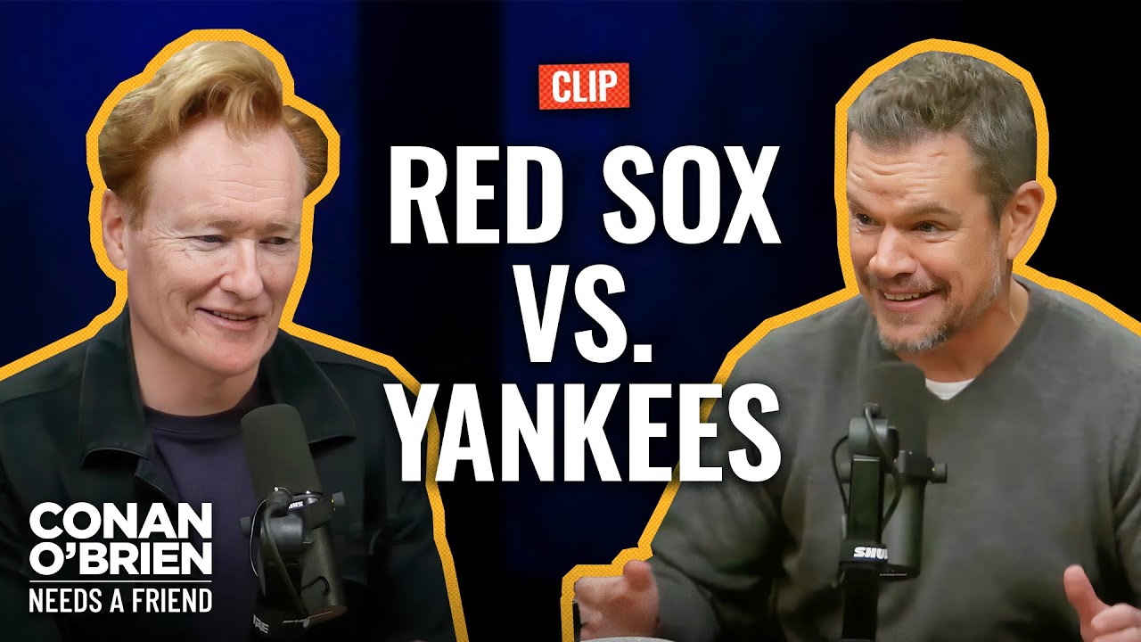 Conan Went To Red Sox-Yankees Game w/ Jack Nicholson (ft. Matt Damon) | Conan O’Brien Needs A Friend