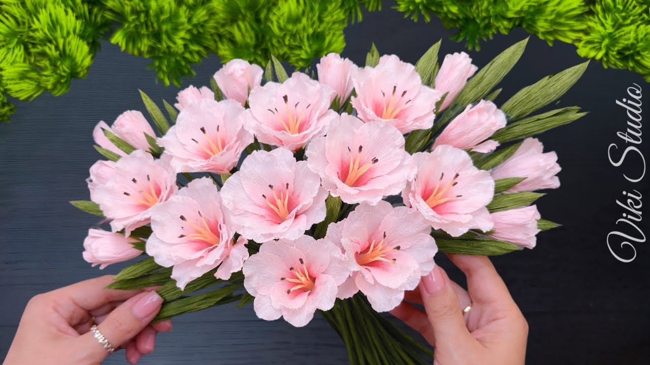 Crepe Paper Decoration Ideas 🌸 How to Make Crepe Paper Flowers That Look Real!