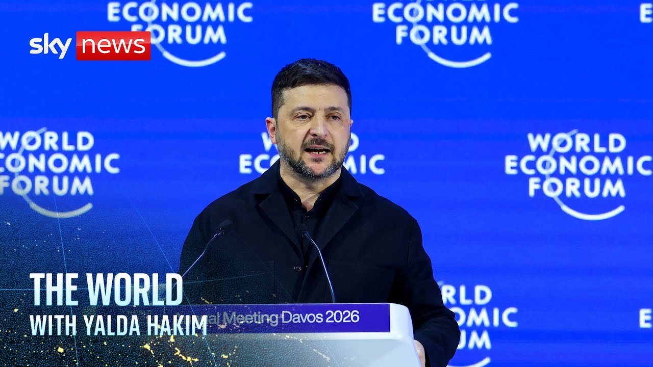 Davos: Zelenskyy accuses Europe of ‘avoiding action’ | The World with Yalda Hakim