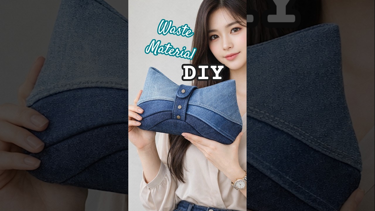 #diy #sewingtips #sewingtutorial clothes scraps bag cutting and stitching