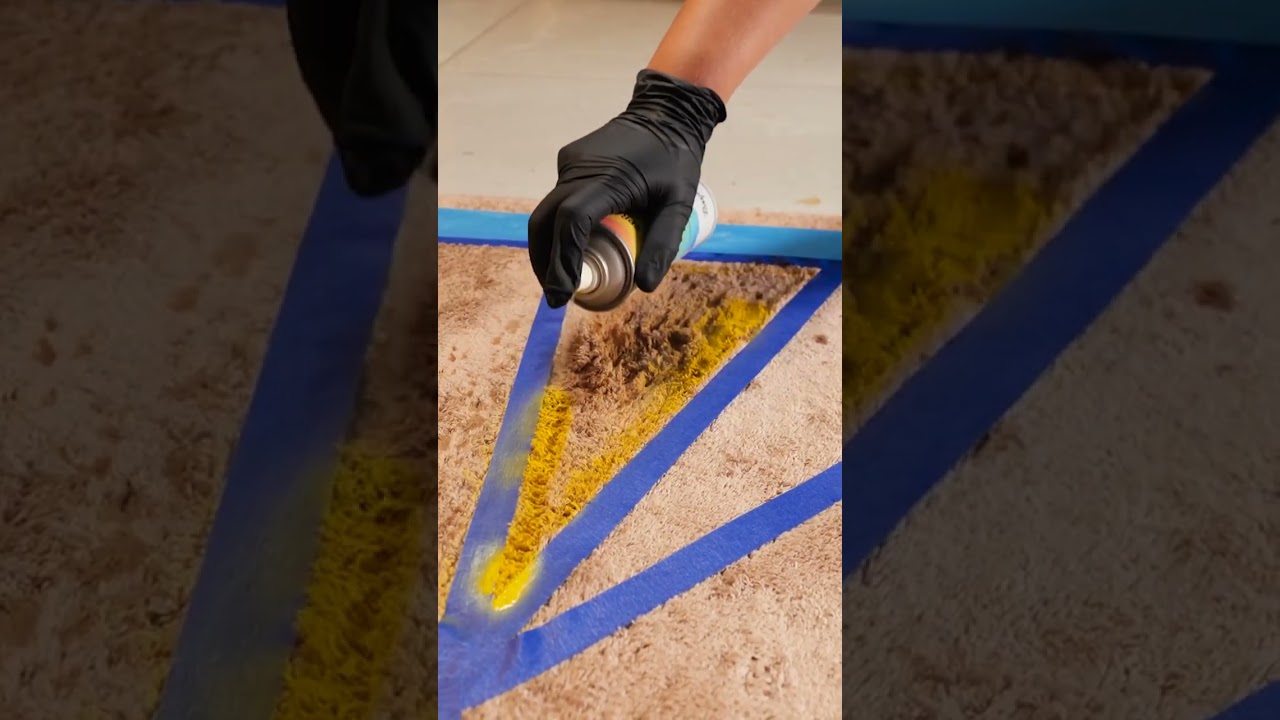 Don’t buy a new one, color your old rug with me 🫟