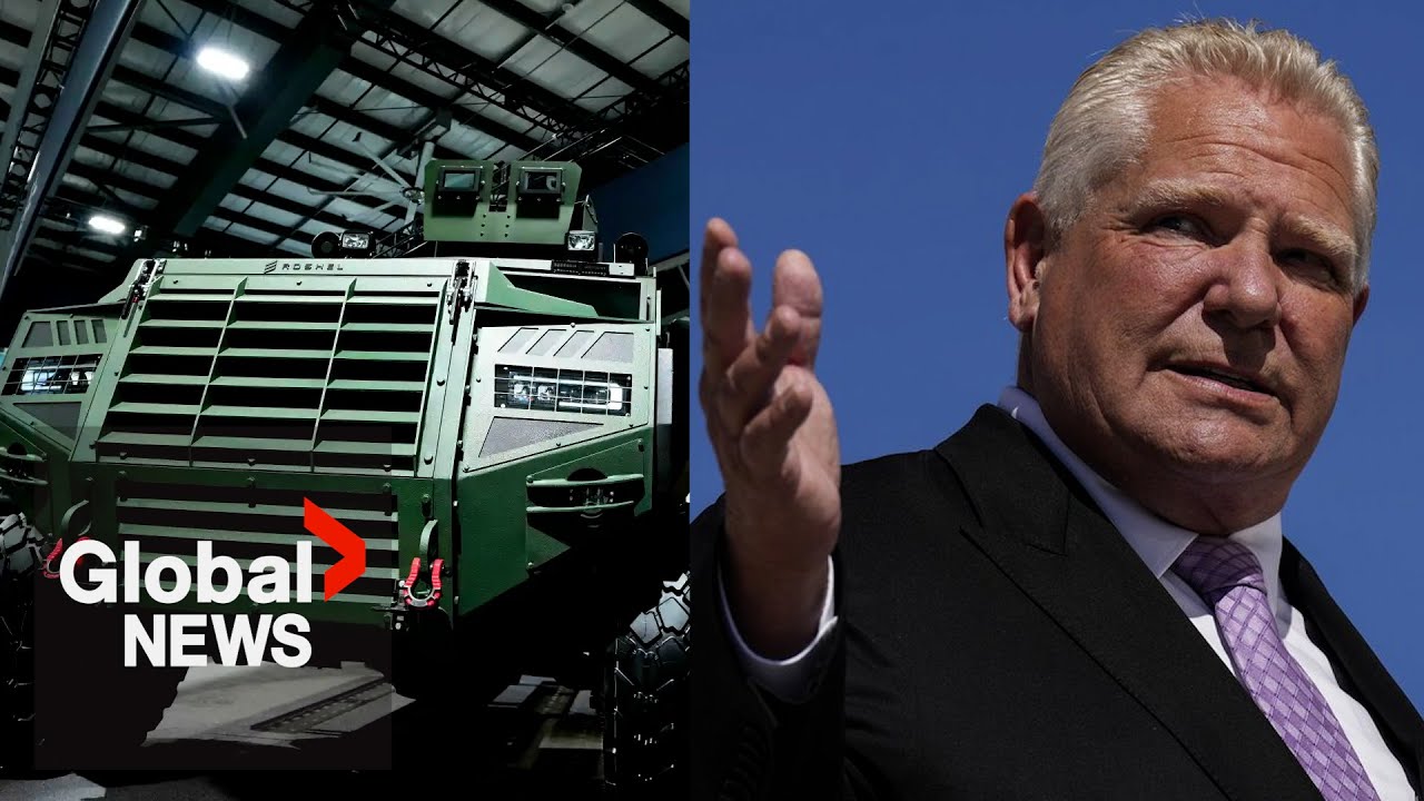 Doug Ford distances himself from ICE vehicle order placed with Ontario company