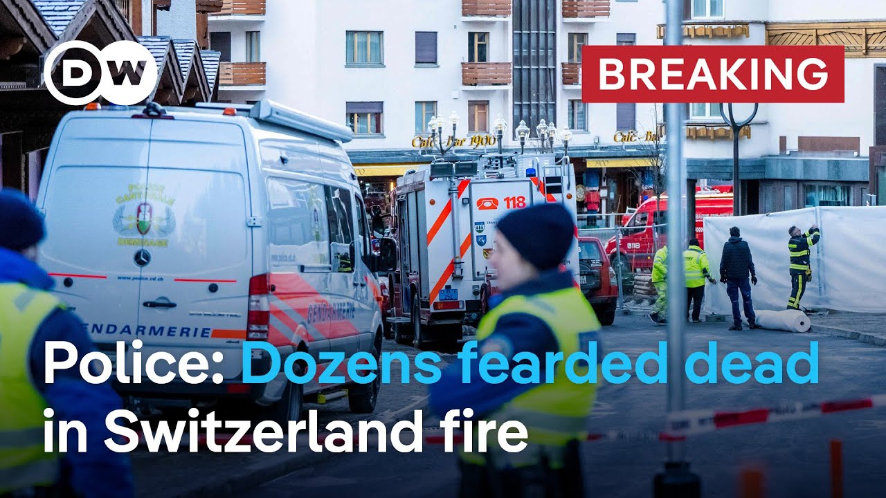 Dozens presumed dead in New Year’s Eve fire in Swiss ski resort | DW News