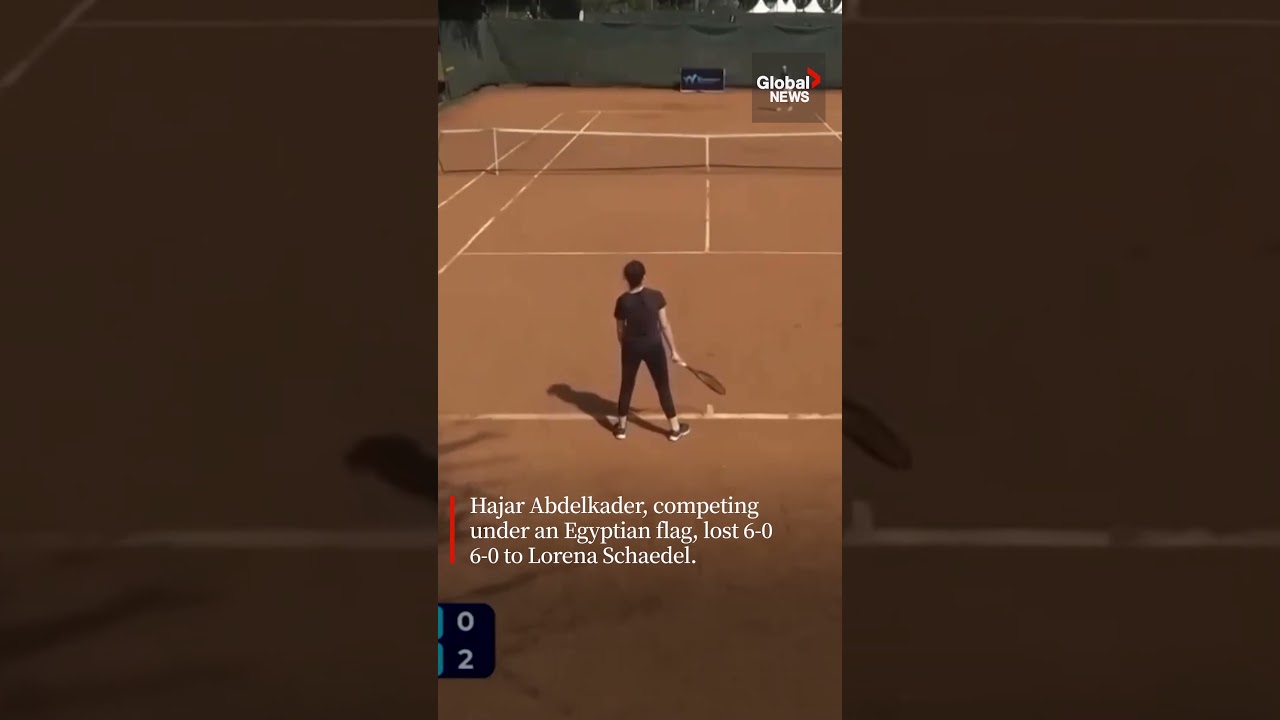Egyptian tennis player makes “worst-ever” professional debut