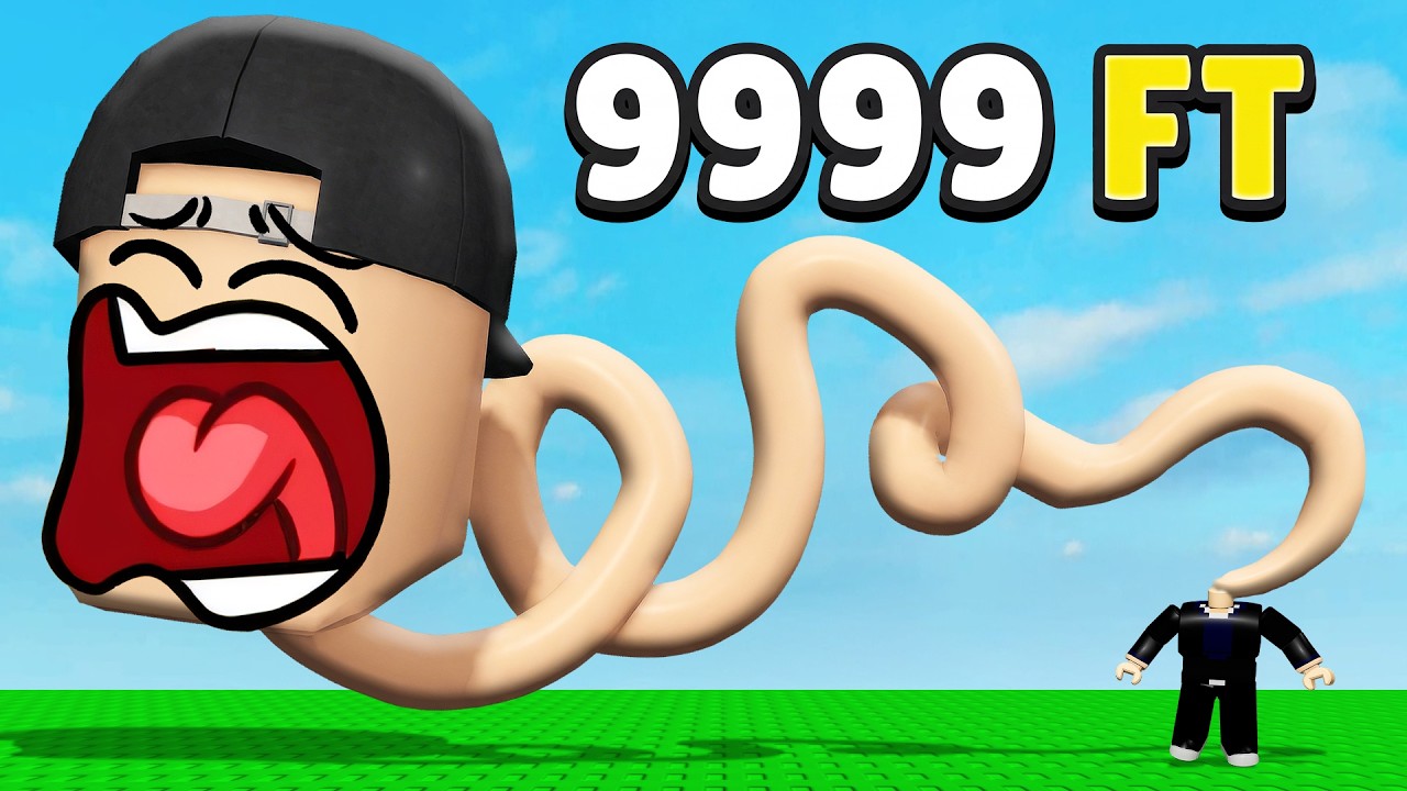 EVERY SECOND My Neck GROWS in Roblox