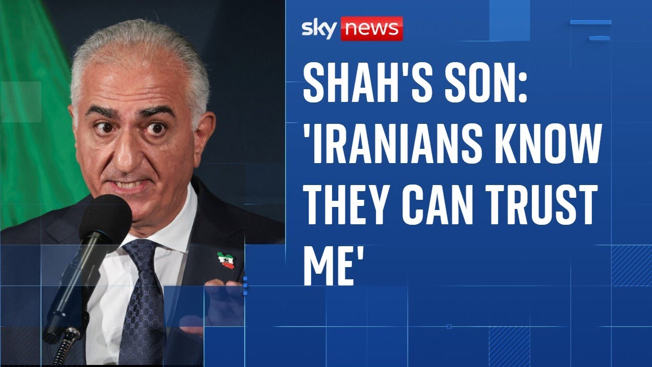 Exiled crown prince vows to return to Iran – and appeals to Trump for help