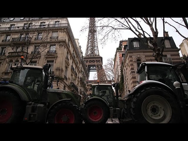 Farmers storm Paris with tractors to oppose EU-Mercosur free trade deal