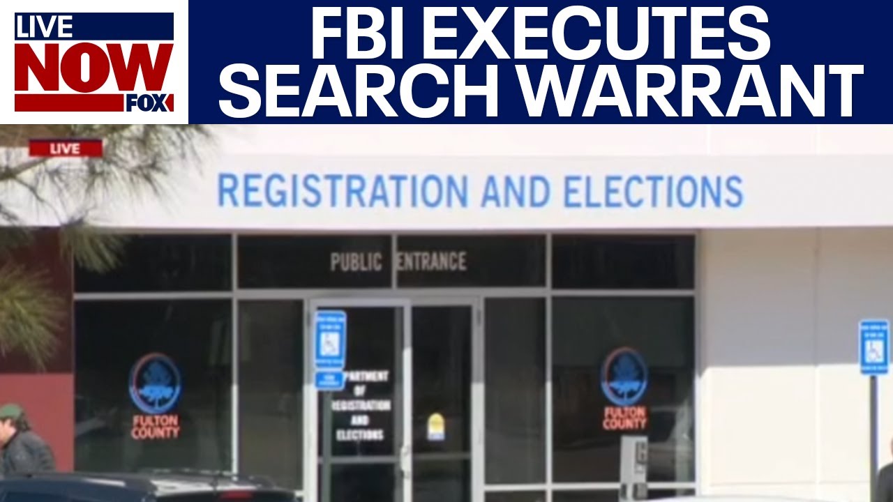 FBI agents search election hub in Fulton County, GA