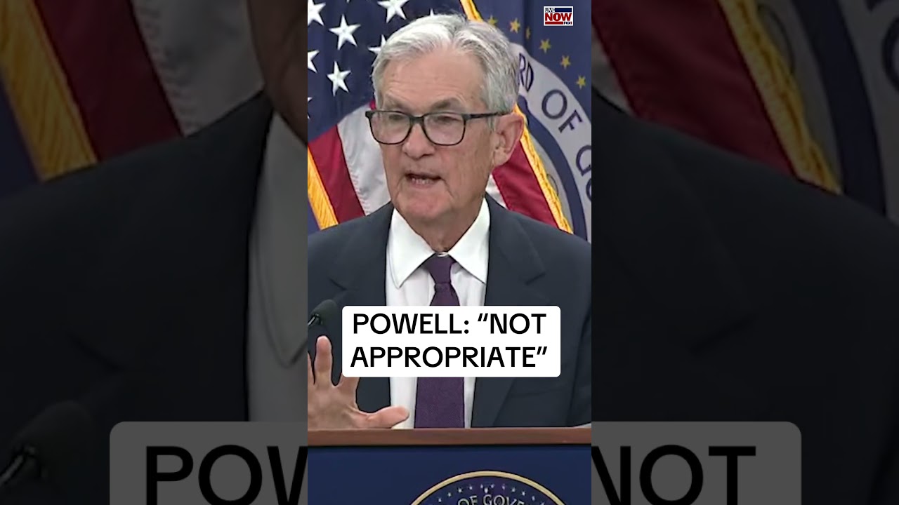 Fed Chair Powell declines to comment on the U.S. dollar. #news #breaking
