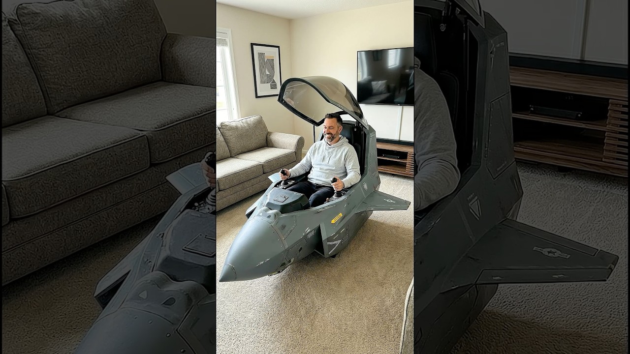 Fighter Jet Recliners! ✈️ #planes #luxury #armchairs