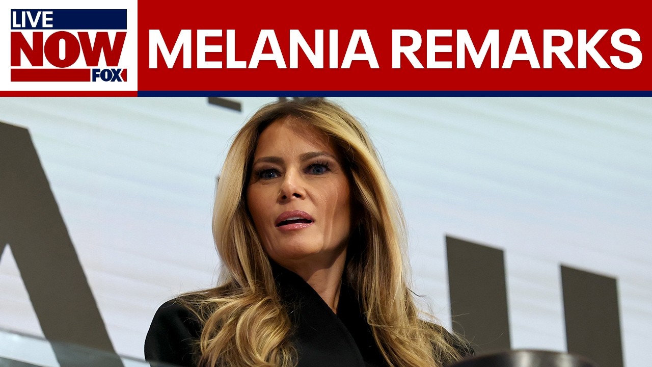 First Lady Melania Trump at NY Stock Exchange