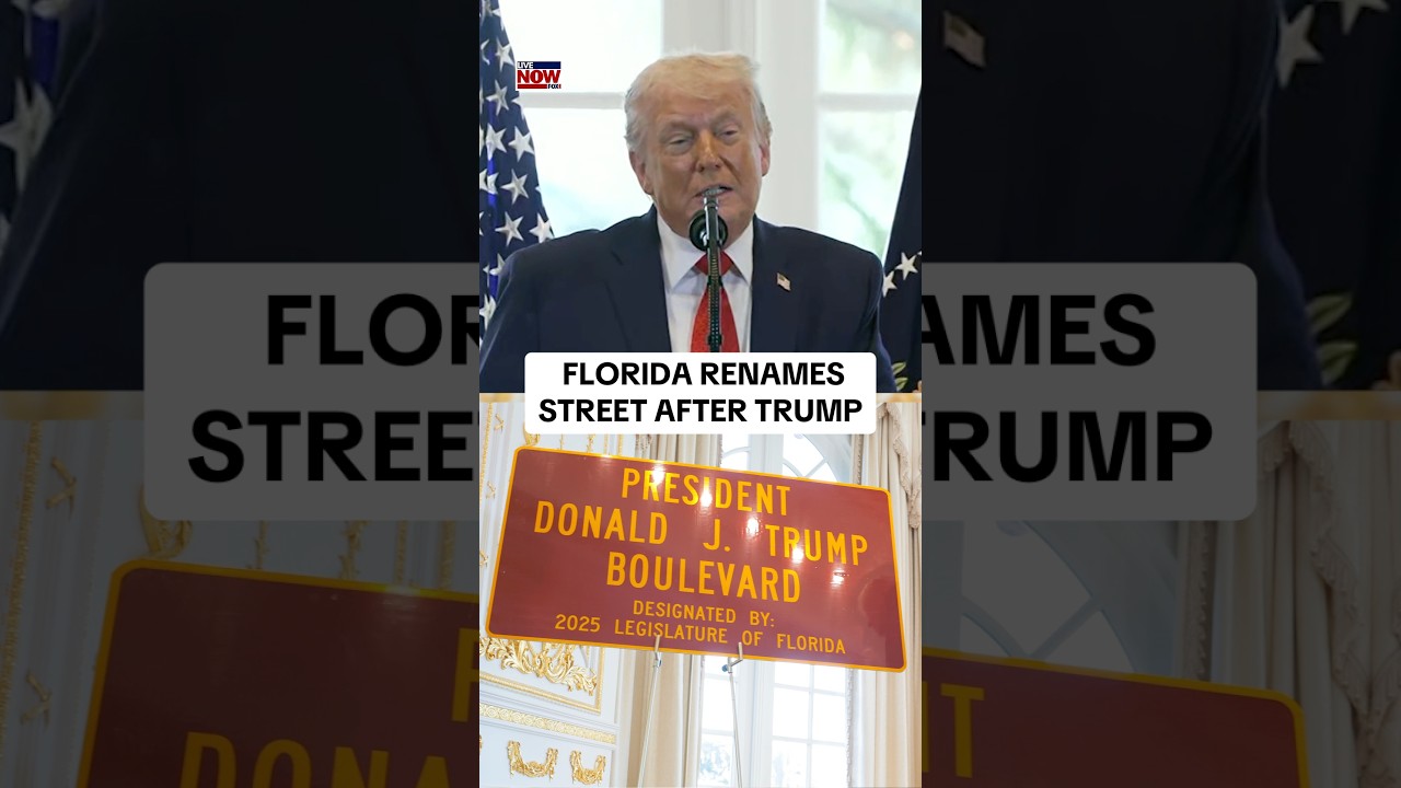 Florida renames street after Trump