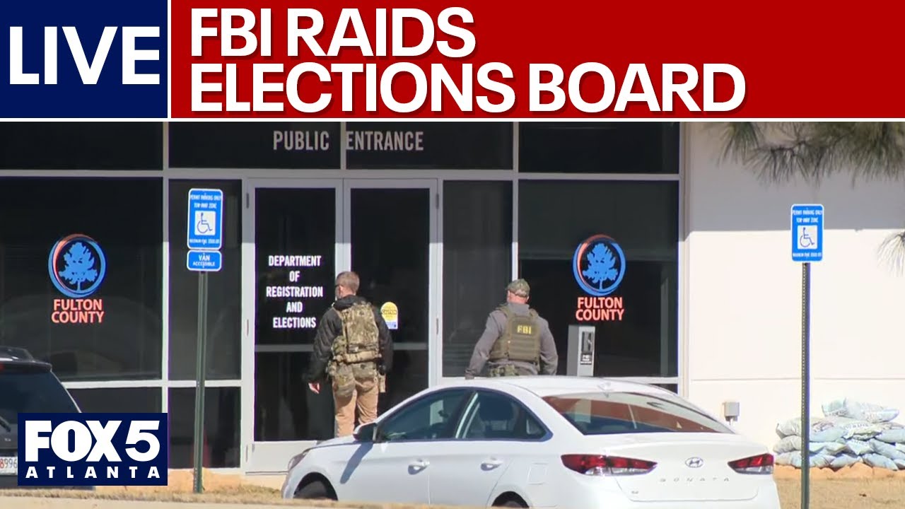 FOX 5 News LIVE: FBI raids Fulton County election facility