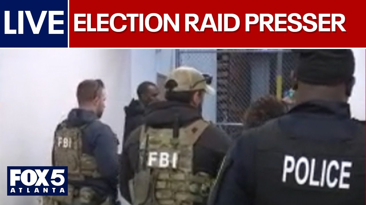 FOX 5 News LIVE | Fulton County press conference following FBI raid of Election Board