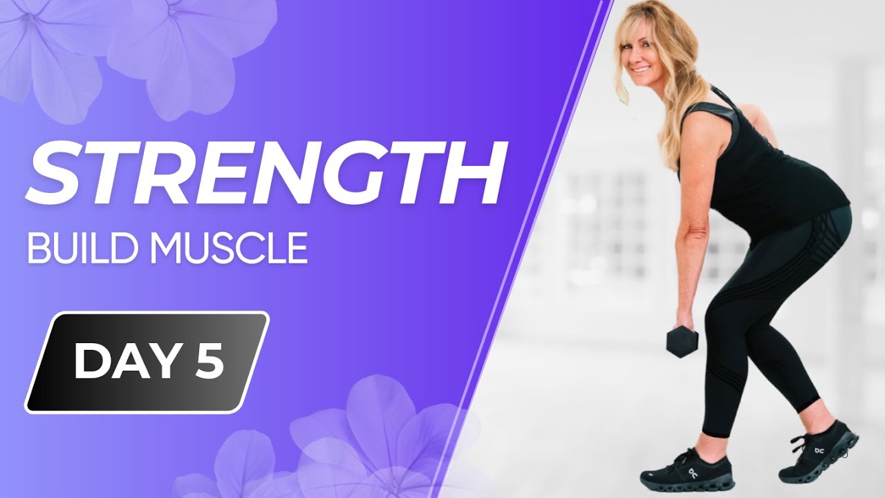 Full Body Strength Workout Over 50 | Tone & Build Lean Muscle (Day 5) New Year Activation Challenge!