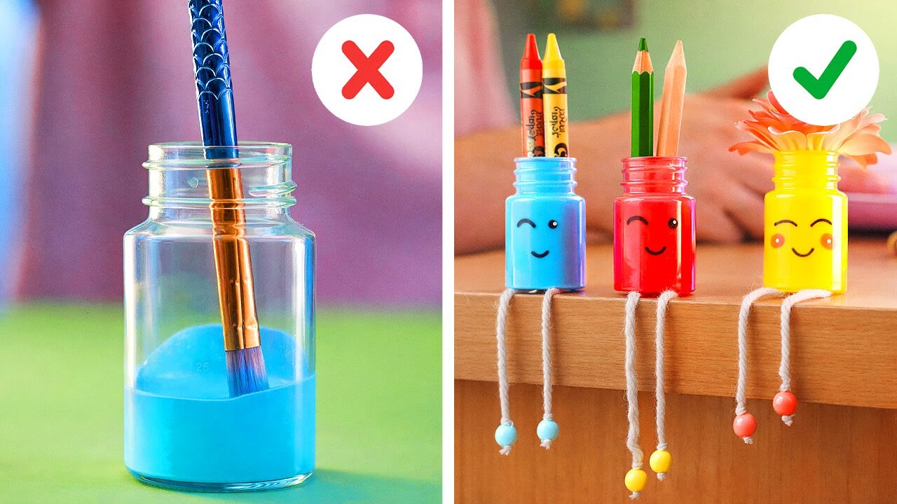 🌈 FUN RAINBOW DIYs FOR SCHOOL & STUDY TIME! 🎨📓