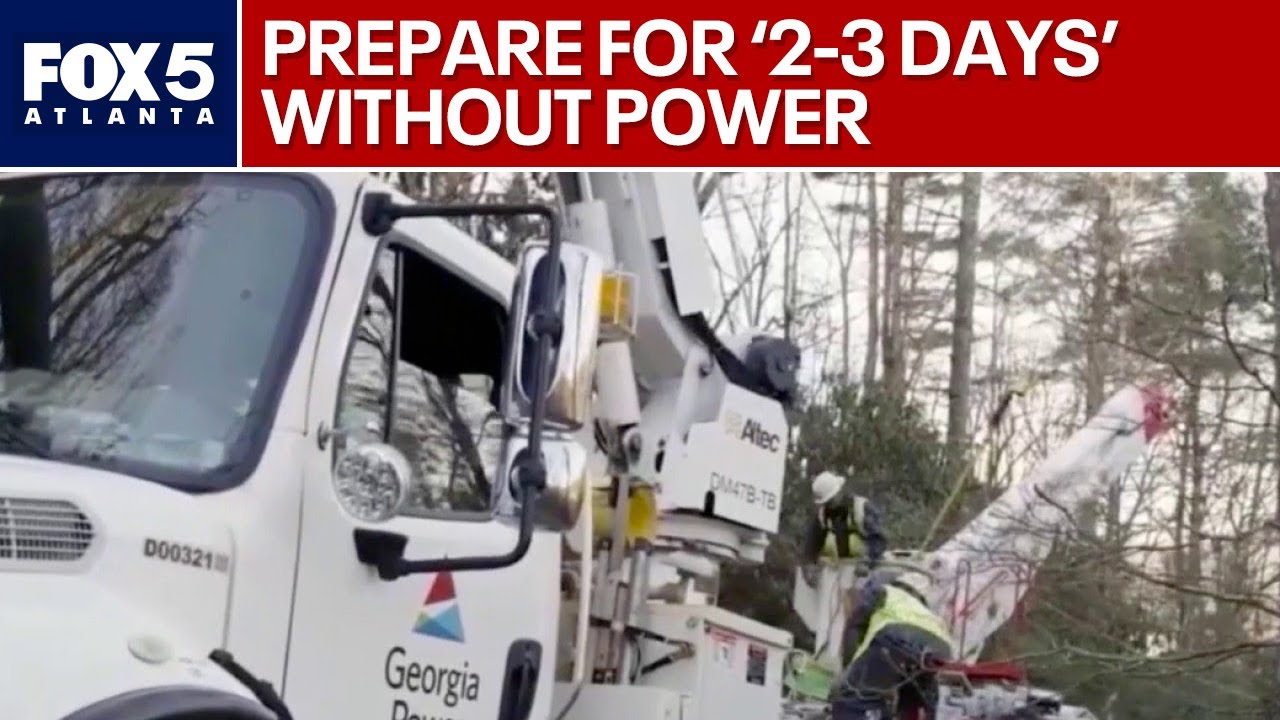 Georgia Power warns: Brace for 3-day storm outages | FOX 5 News