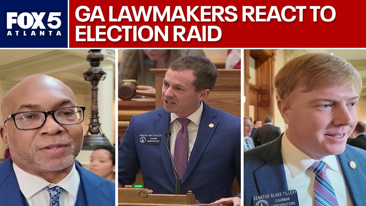 Georgia state lawmakers react to FBI raid of elections office | FOX 5 News