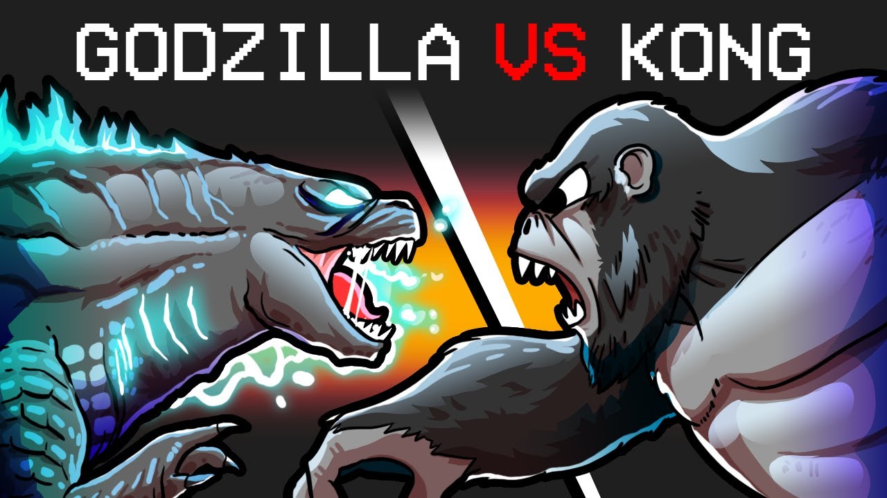 Godzilla vs King Kong in Among Us