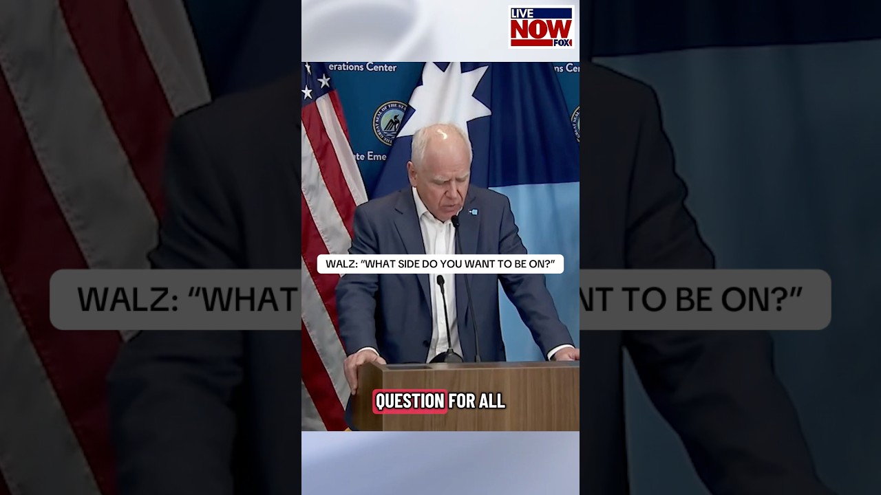 Gov. Tim Walz addresses the deadly shooting of Alex Pretti by a Customs and Border Patrol agent.