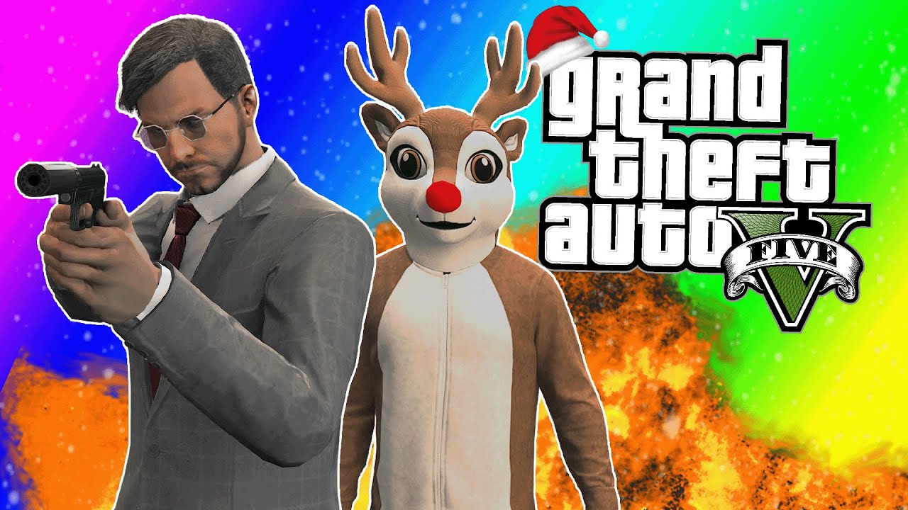 GTA 5 Online – A Very Die Hard Christmas! (Funny Moments)