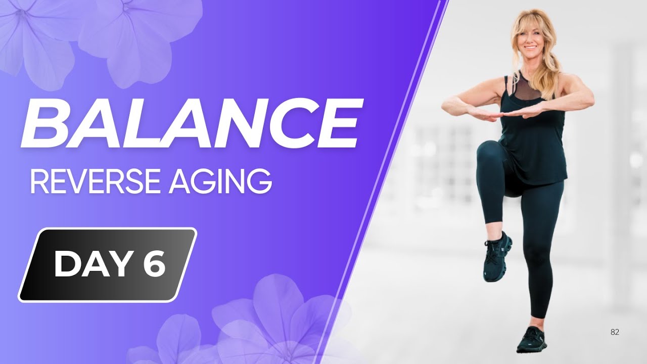 How to Improve Balance After 50: 8 Min Balance & Stability (Day 6) New Year Activation Challenge!