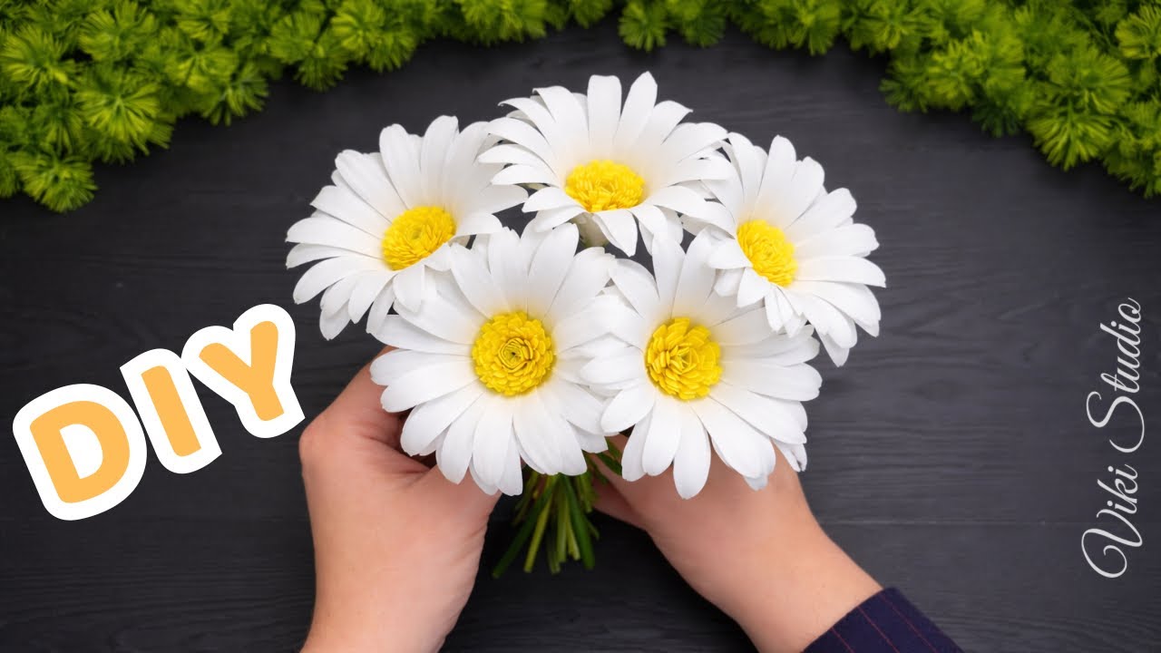 How to make EASY Paper Flowers DIY Paper Craft Ideas Tutorial