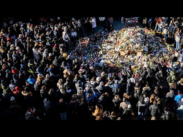Hundreds march in silence to honour Crans-Montana fire victims