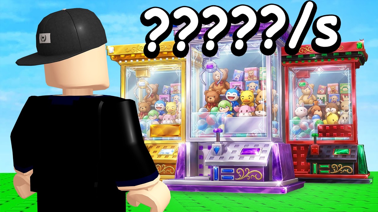I Got MAX LEVEL Claw Machine in Roblox