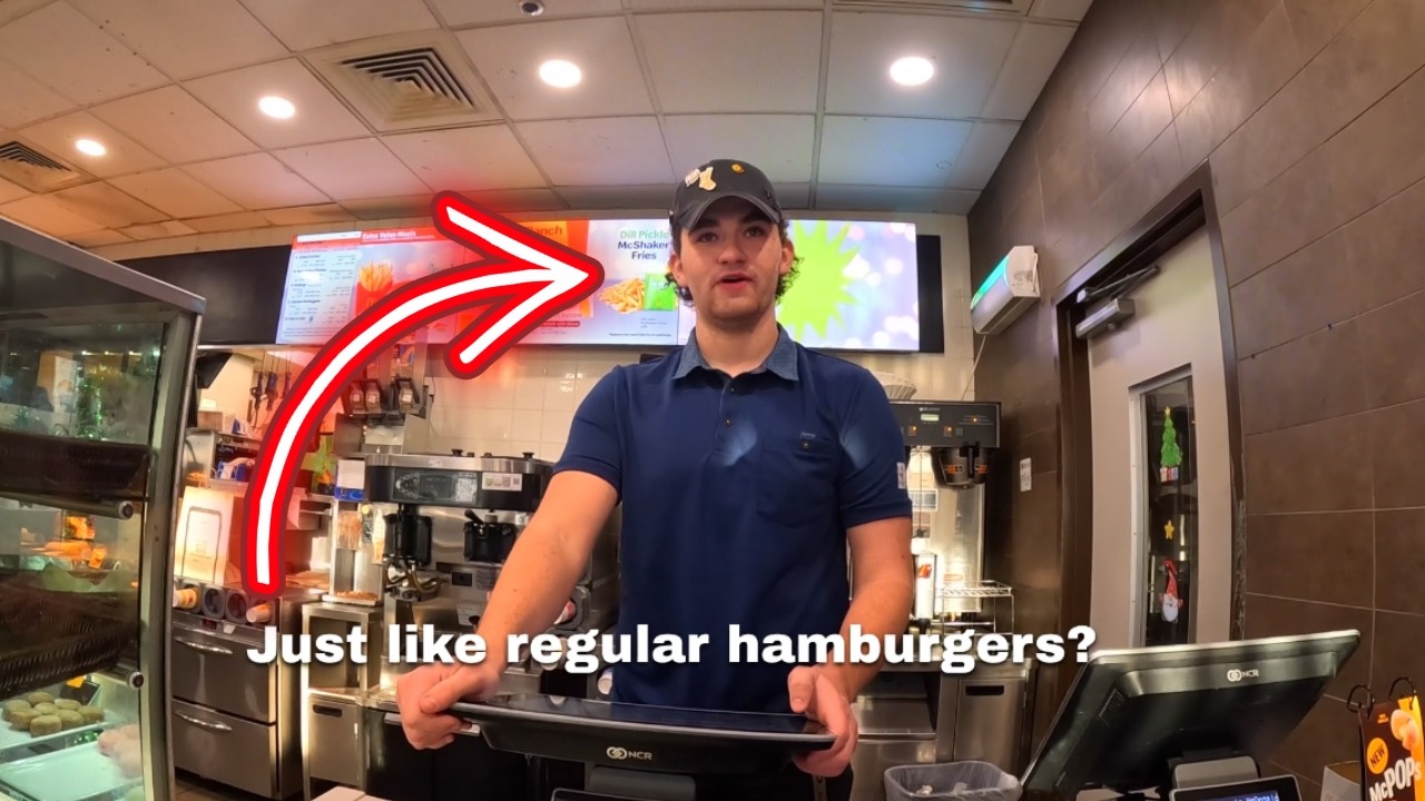 I ordered 20 burgers at McDonalds 5 minutes before closing..