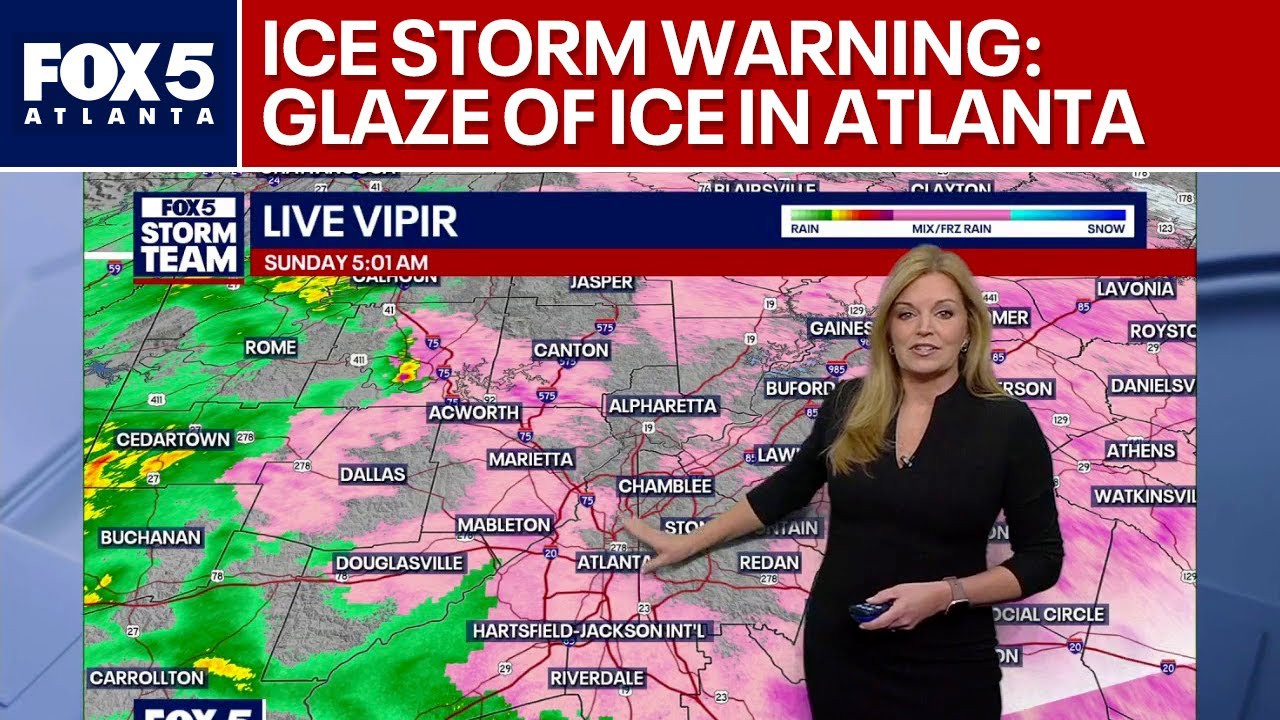 Ice Storm Warning: Half-inch totals for NE Georgia | FOX 5 News