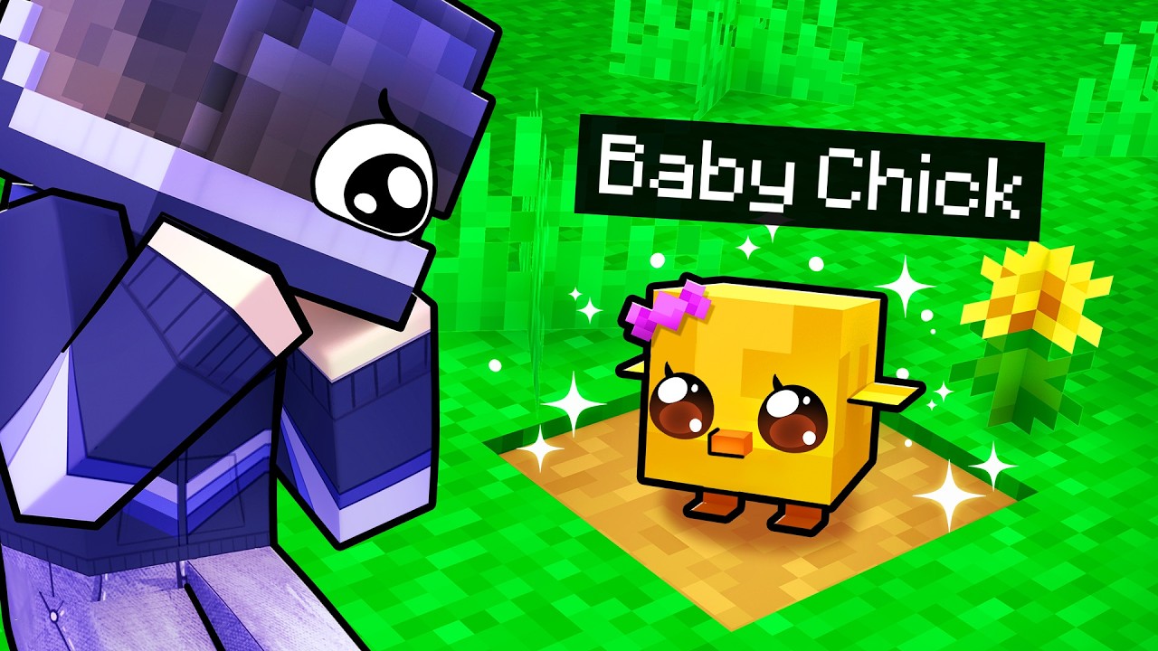 I’m a BABY CHICK in Minecraft!