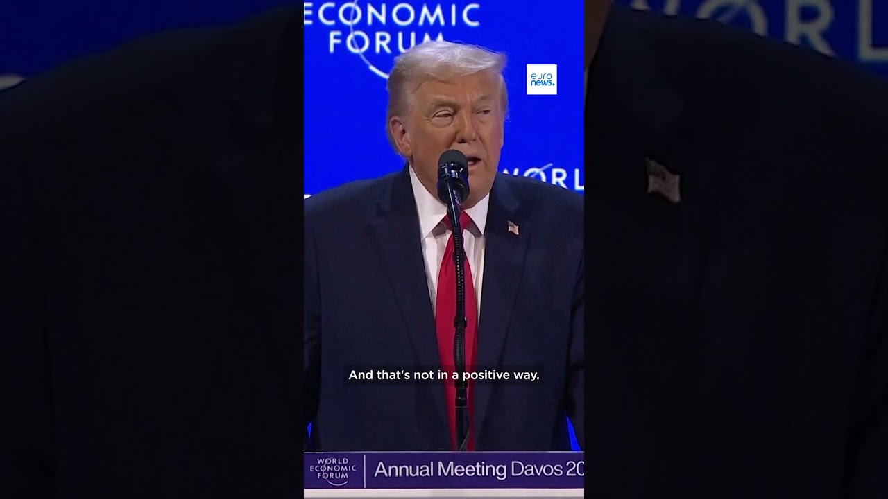 In Davos, Trump touts his policies and declares Europe is ‘not heading in the right direction’