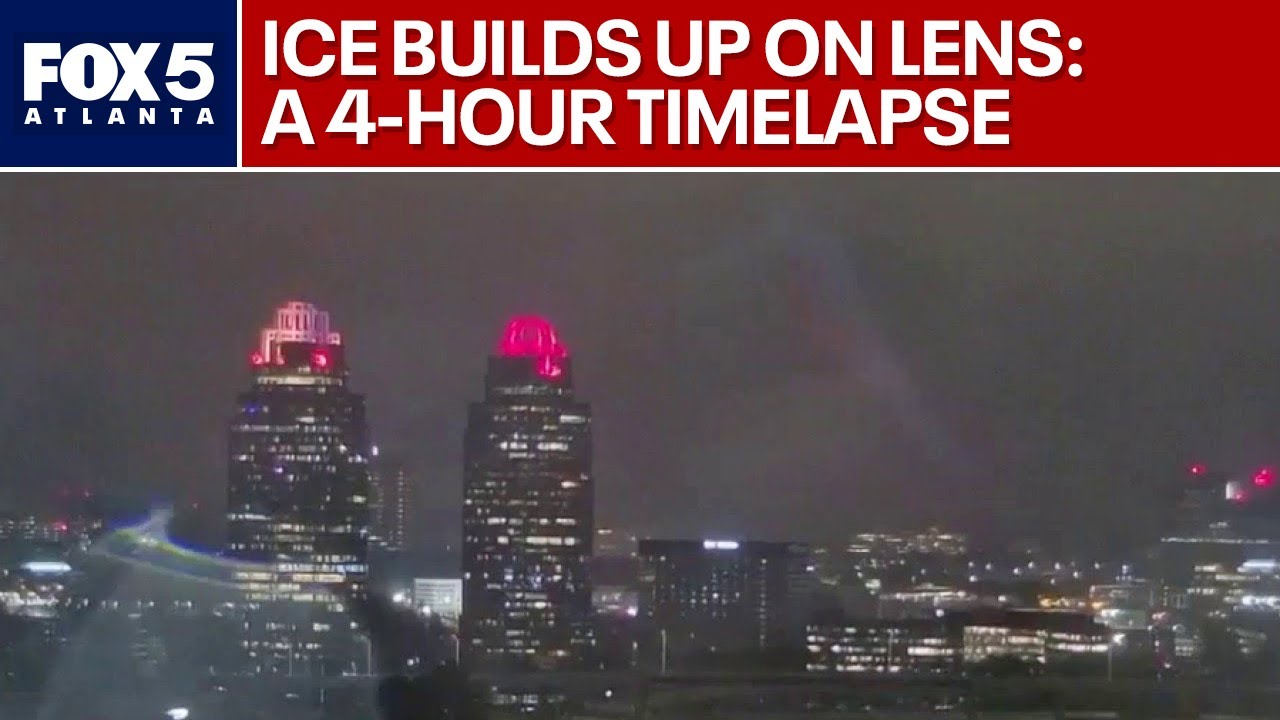 Incredible timelapse of icing in progress | FOX 5 News