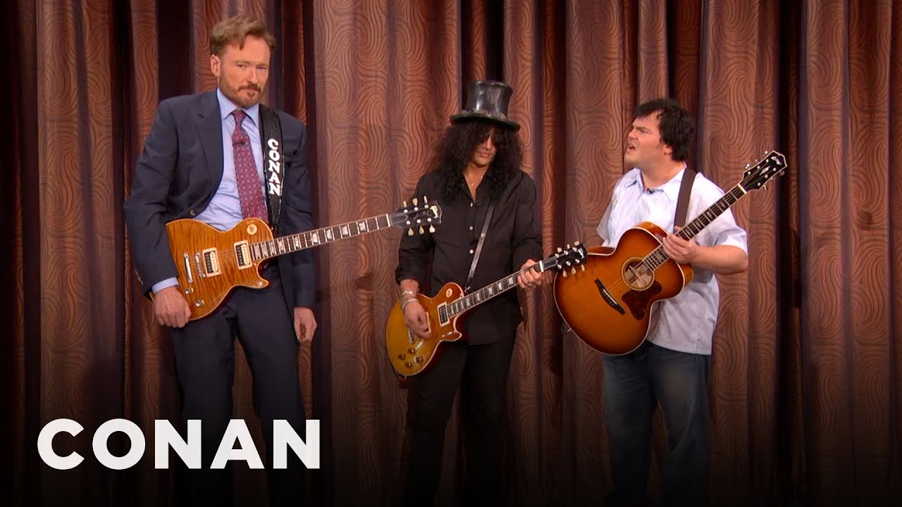 Jack Black & Conan’s Guitar Battle | CONAN on TBS