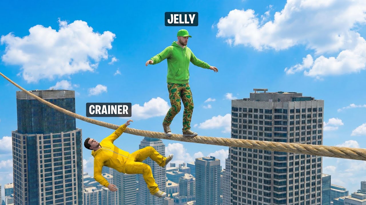 Last To Fall Off WINS In GTA 5 (With @Crainer )