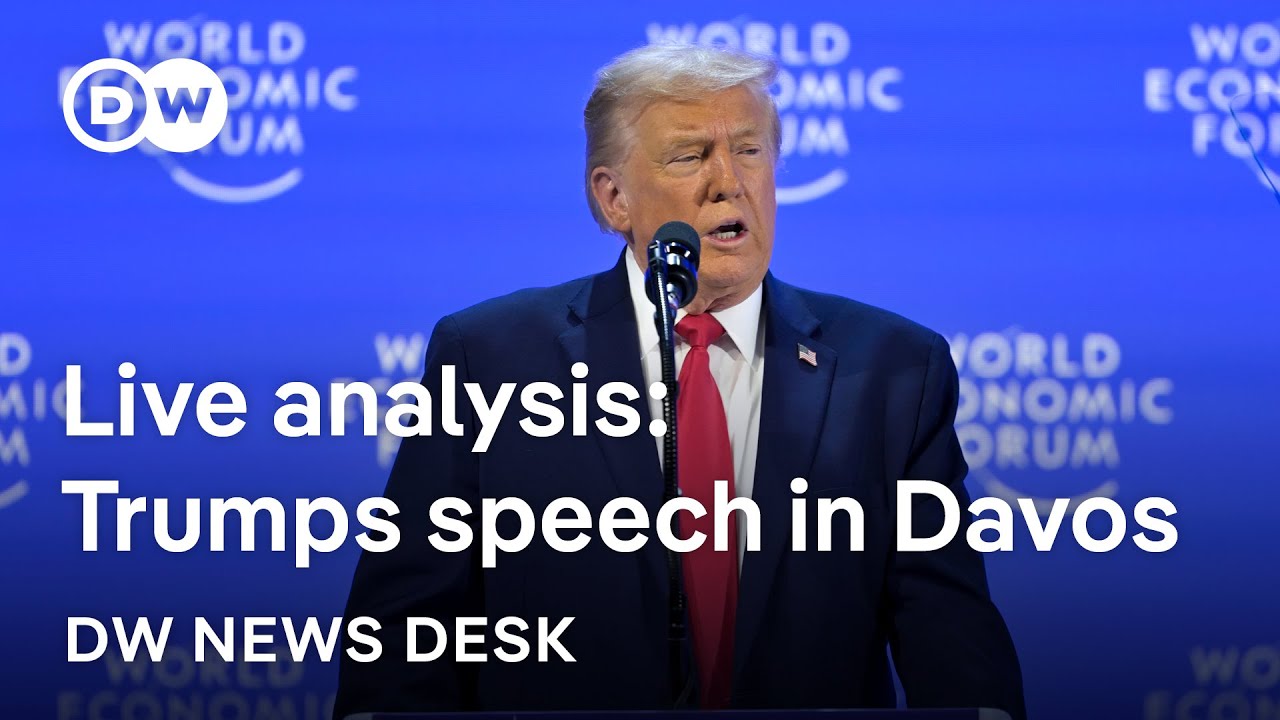 Live: Donald Trump addresses world leaders at World Economic Forum | DW News