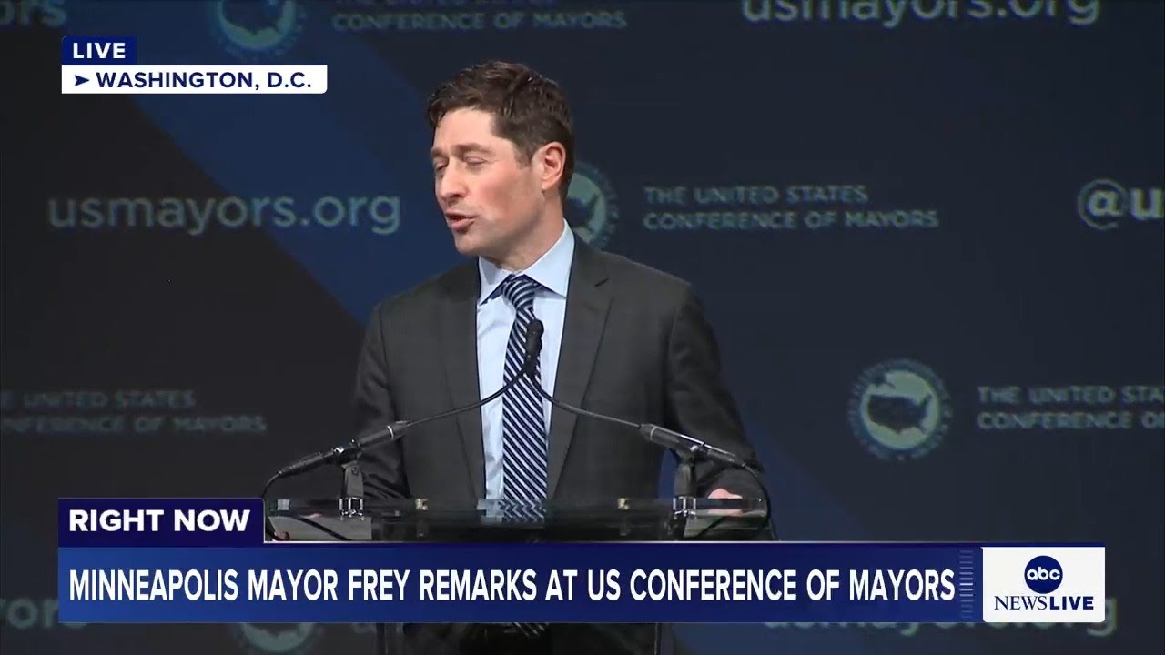 LIVE: Minneapolis Mayor Frey delivers remarks at U.S. Conference of Mayors