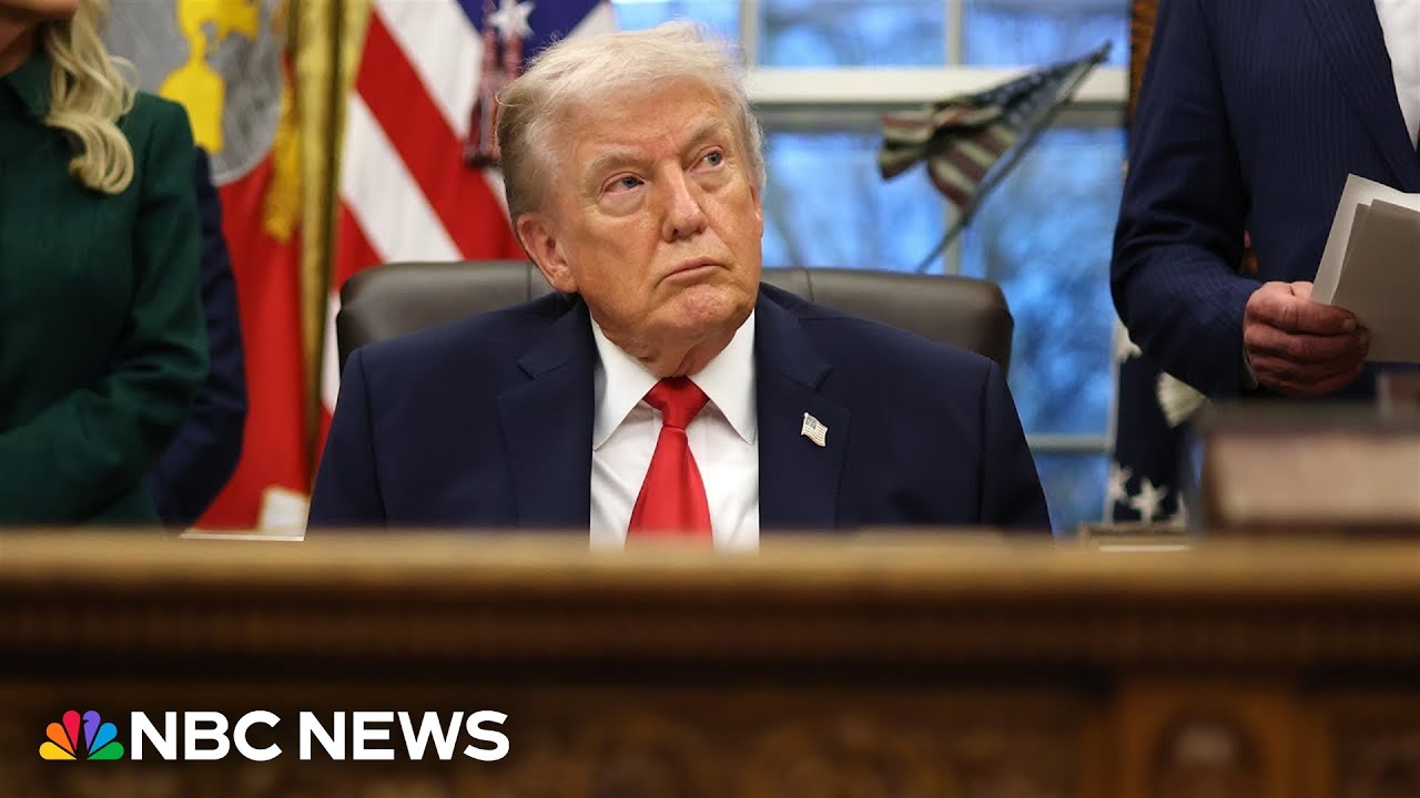 LIVE: Trump holds executive order signing | NBC News