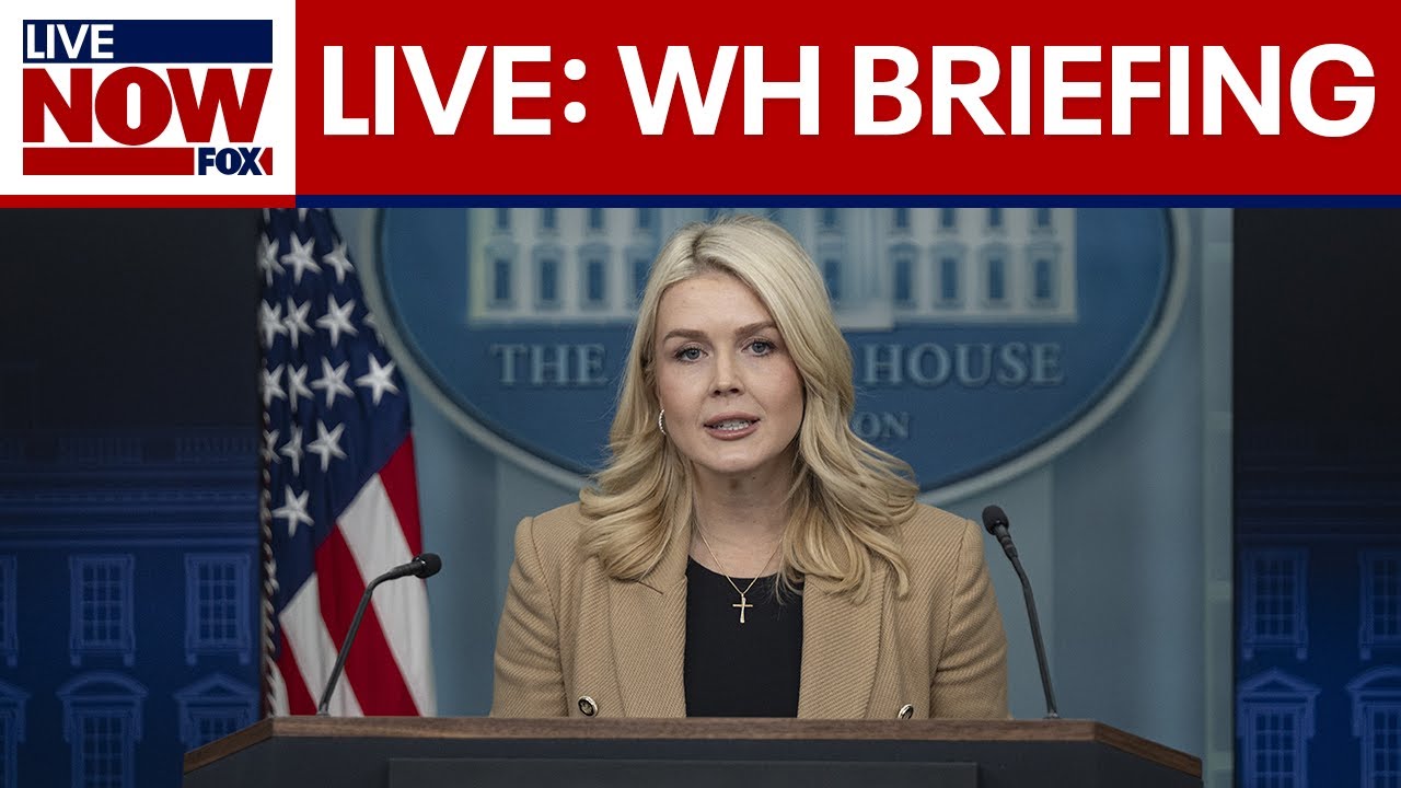 LIVE: White House press briefing with Karoline Leavitt (TRUMP SPEAKING)