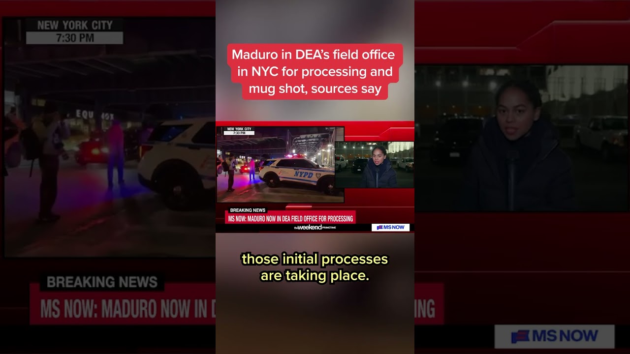 Maduro in DEA’s field office in NYC for processing and mug shot, sources say