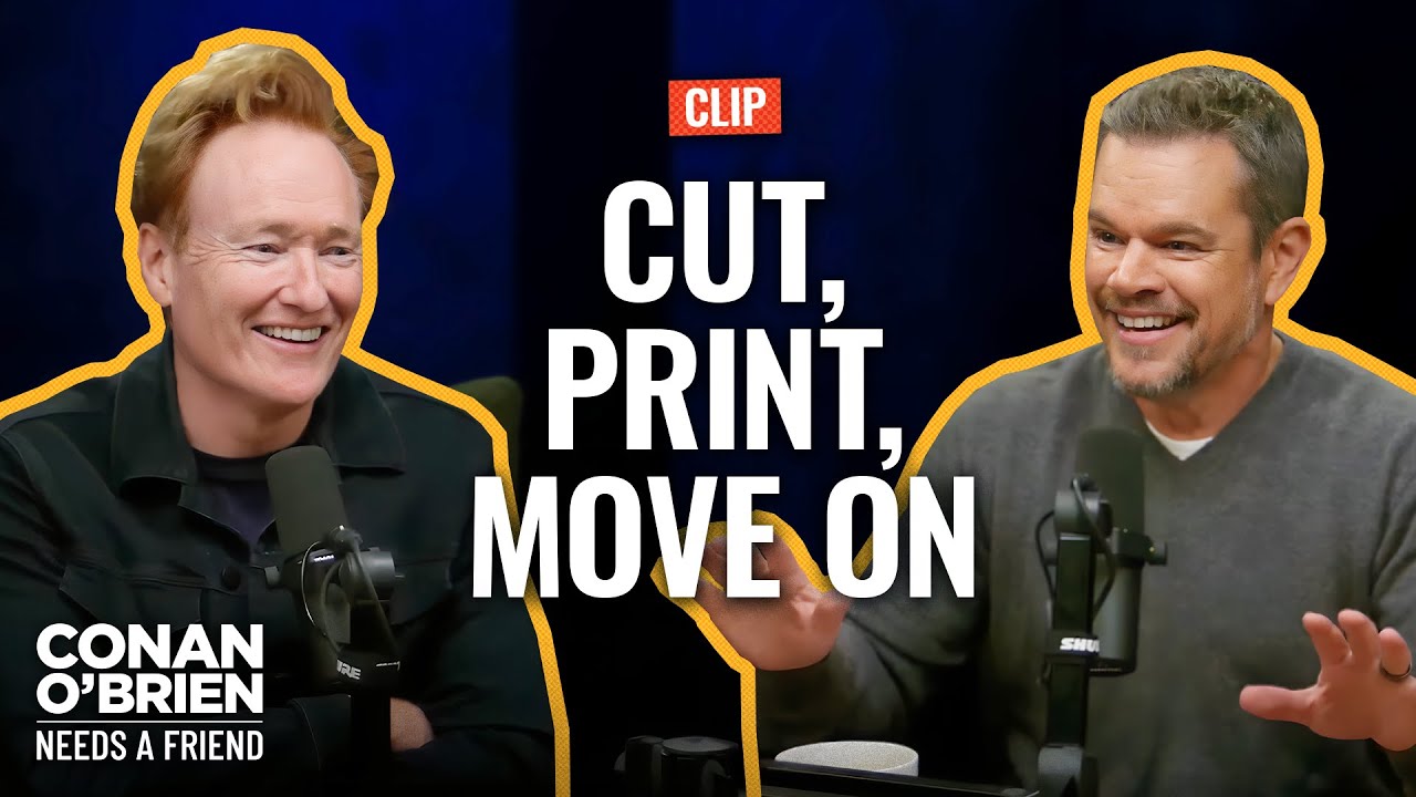 Matt Damon Wasn’t Exempt From Clint Eastwood’s One-Take Policy | Conan O’Brien Needs A Friend