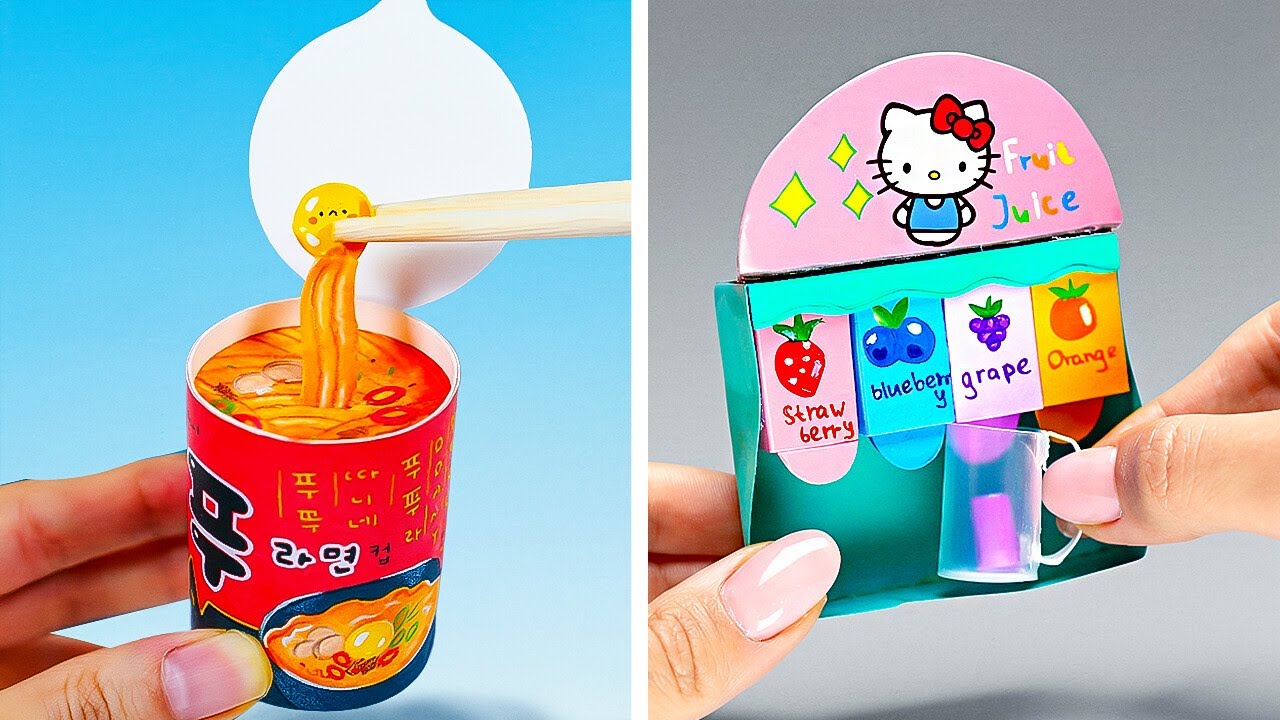 😍 MINI PAPER CRAFTS 💖 The CUTEST Tiny DIYs That Are Trending Now! 🌟