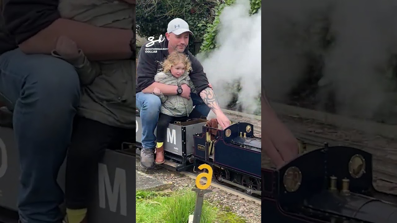 Miniature Steam Train! 🚂 #trains #steam #mini