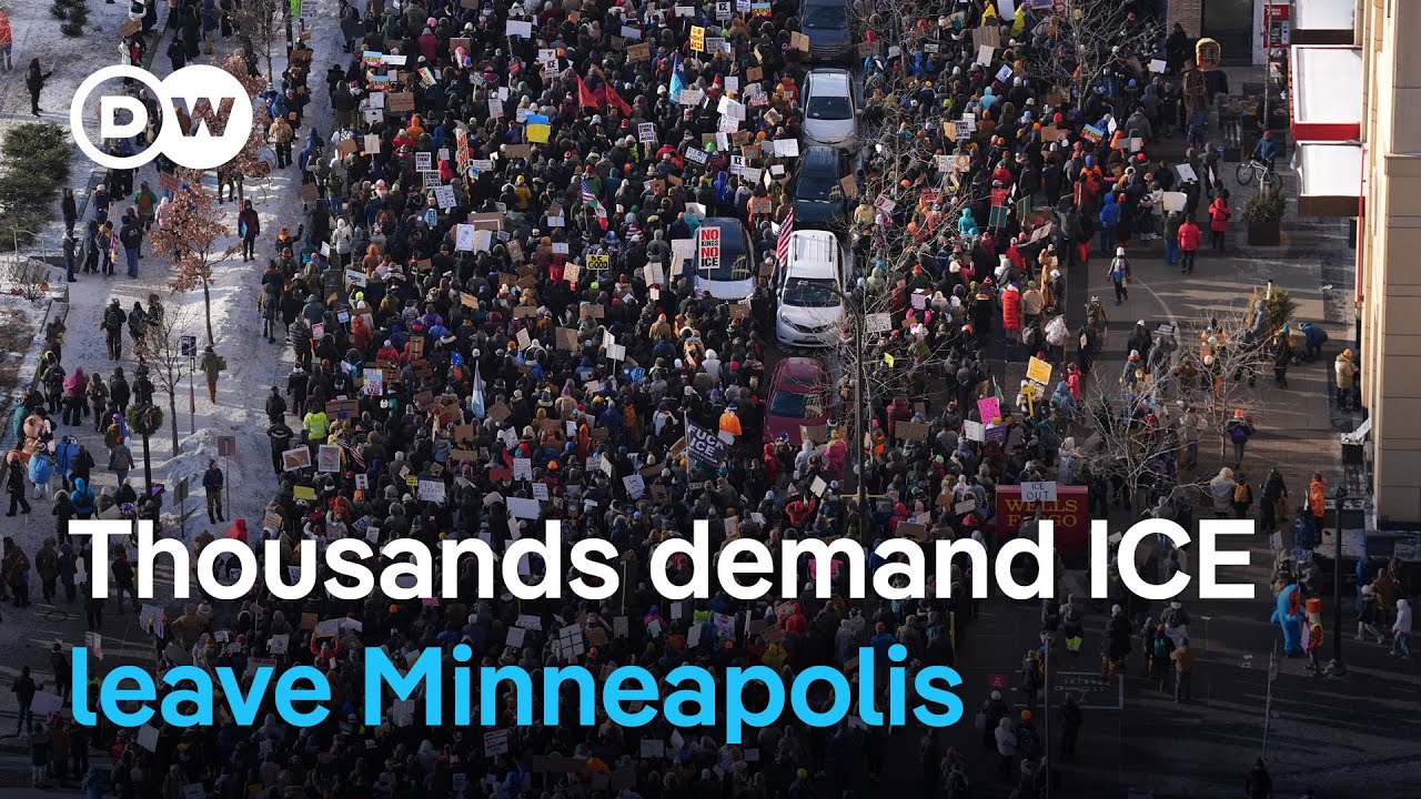 Minnesota residents push back against ICE immigration raids | DW News