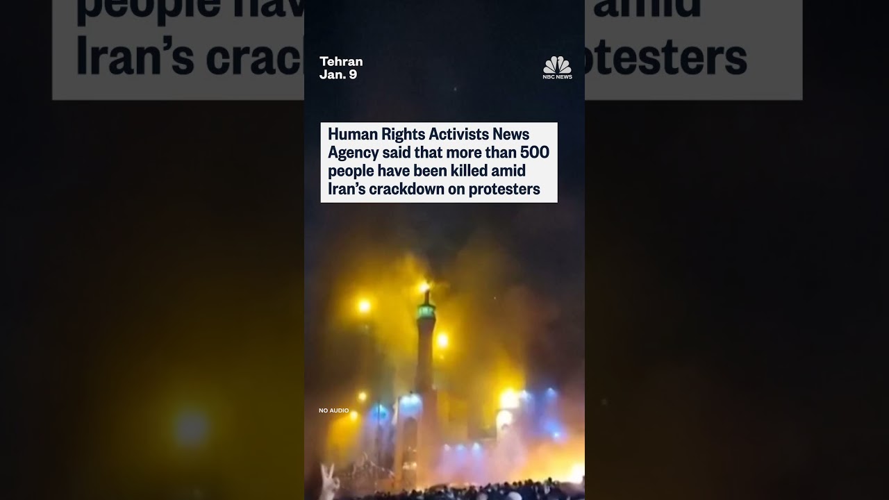 Mosque burns in Tehran during protest