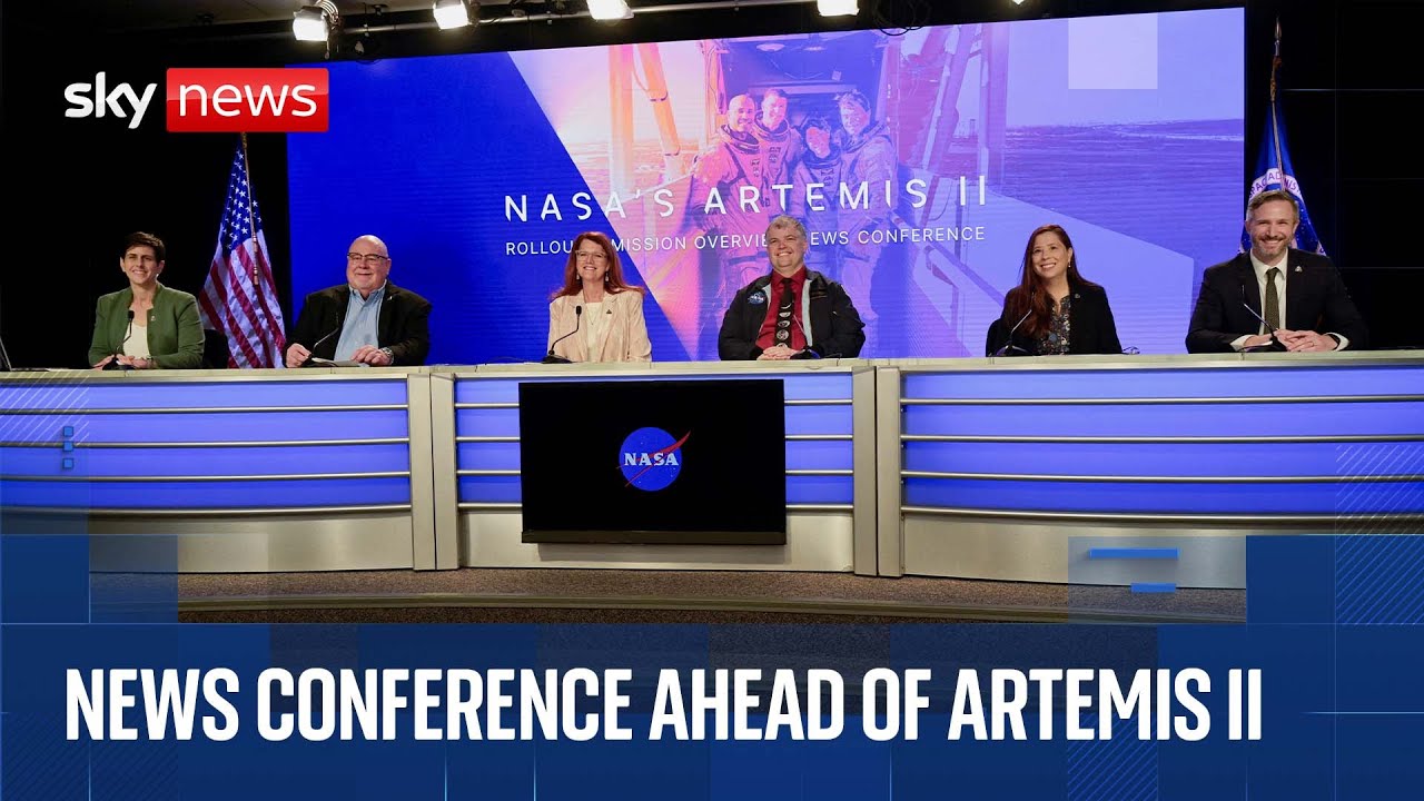 NASA news conference ahead of Artemis II rollout & mission preview