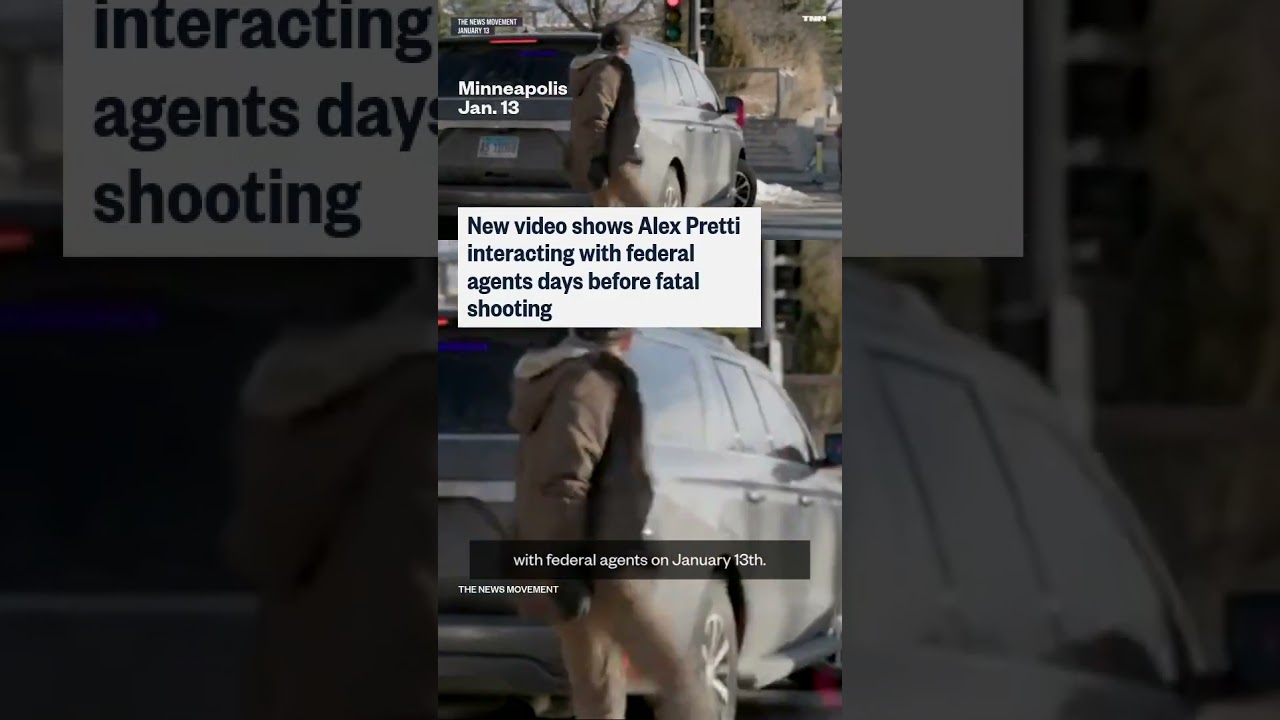 New video shows Alex Pretti interacting with federal agents days before shooting